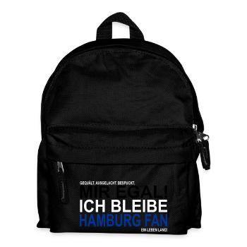 Design tortured Hamburg Fan ... - Kids' Backpack - black - Front