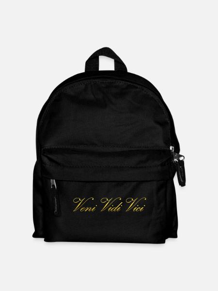 Zyzz Veni Vidi Vici - Kids' Backpack - black
