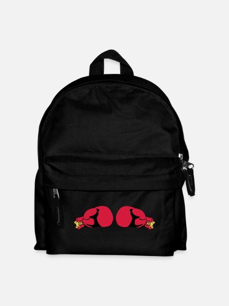 Boxhandschuhe - Kinder Rucksack - Schwarz