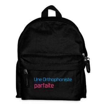 Logopäde / Logopädin / Sprachtherapeuten / Sprache - Kinder Rucksack - Schwarz - Vorne