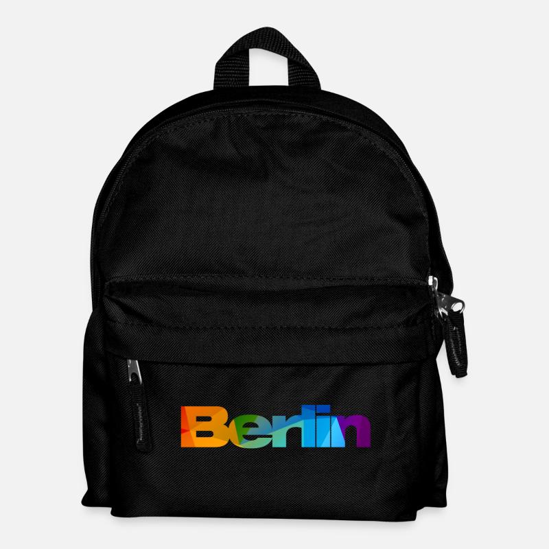 Berlin bunt T-Shirt - Kinder Rucksack - Schwarz