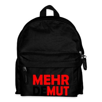 Demut - Kinder Rucksack - Schwarz - Vorne