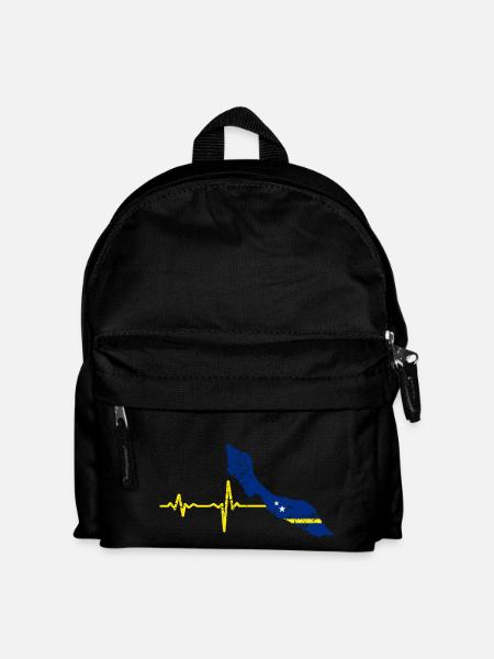 Heartbeat Curacao gift - Kids' Backpack - black
