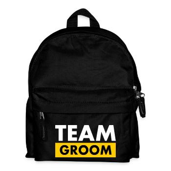 Team groom - Kids' Backpack - black - Front