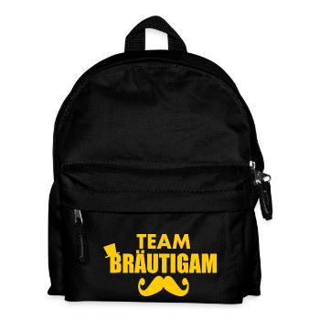Team bräutigam - Kinder Rucksack - Schwarz - Vorne