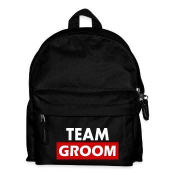 Team groom - Kids' Backpack - black - Front