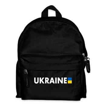 Ukraine - Kids' Backpack - black - Front