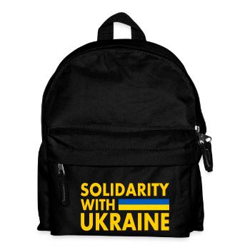 Solidarity with ukraine - Kids' Backpack - black - Front