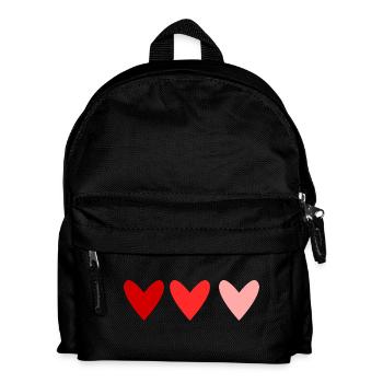 MOTHER's DAY. HAPPY MOTHER'S DAY. MOM. HEART - Kids' Backpack - black - Front