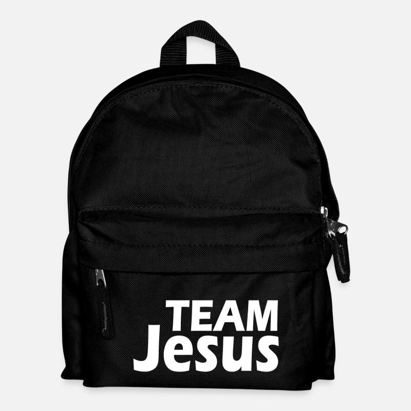 Team jesus - Kinder Rucksack - Schwarz