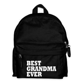Best grandma ever - Kinder Rucksack - Schwarz - Vorne