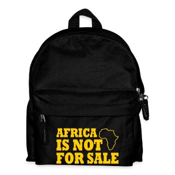 africa is not for sale - Kids' Backpack - black - Front