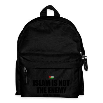 Free palestine Islam is not the enemy - Kids' Backpack - black - Front