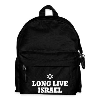 Long live israel - Kids' Backpack - black - Front