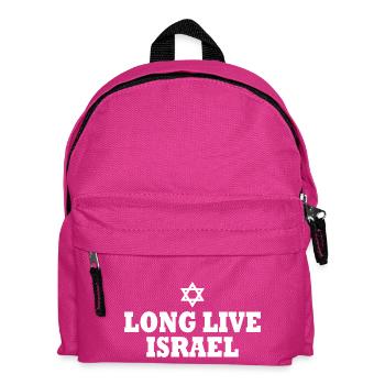 Long live israel - Kids' Backpack - fuchsia - Front