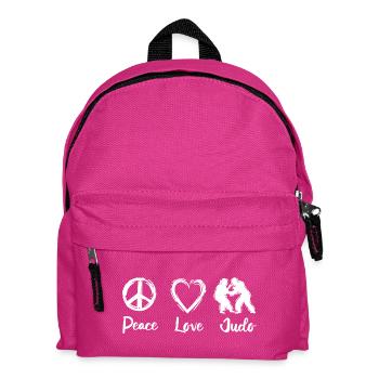 Judo Saying - Kids' Backpack - fuchsia - Front
