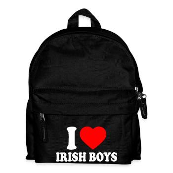 I love irish boys - Kinder Rucksack - Schwarz - Vorne
