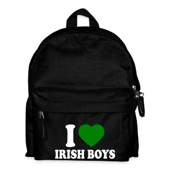 I love irish boys - Kinder Rucksack - Schwarz - Vorne