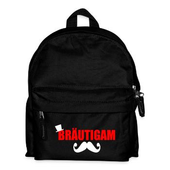 bräutigam - Kinder Rucksack - Schwarz - Vorne