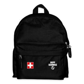 Schweiz - Kinder Rucksack - Schwarz - Vorne