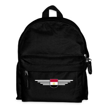 Égypte Fan Tenue T Shirt Design Mode - Sac à dos Enfant - noir - Devant
