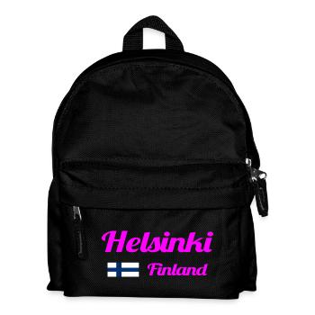 Helsinki Finland - Stylish prints - Kids' Backpack - black - Front