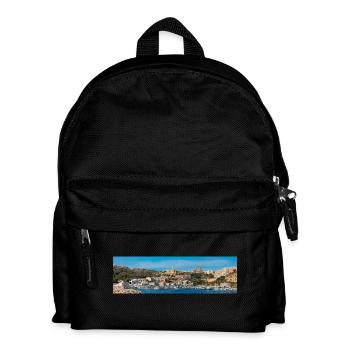 Gozo (Għawdex) Île de Mġarr Għajnsielem ville de Malte - Sac à dos Enfant - noir - Devant