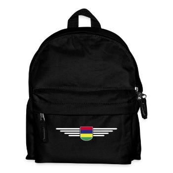 Mauritius T-Shirt – Insel-Fans & Liebhaber - Kinder Rucksack - Schwarz - Vorne