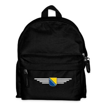 T-Shirt Bosnie-Herzégovine - Sac à dos Enfant - noir - Devant