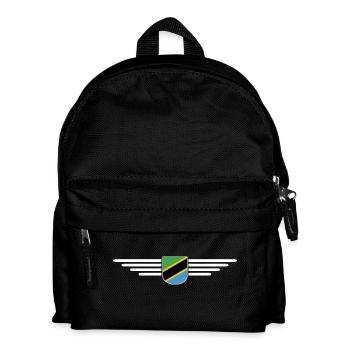 Tanzania T-Shirt for Real Fans - Kids' Backpack - black - Front
