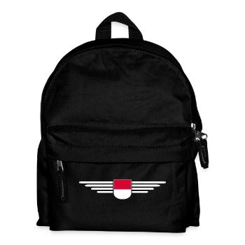 Monaco Design – Style for fans of the Principality - Kids' Backpack - black - Front