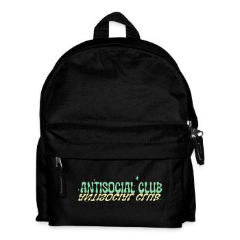 Asozialer Club - Kinder Rucksack - Schwarz - Vorne