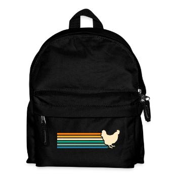 Chickens Hen - Kids' Backpack - black - Front