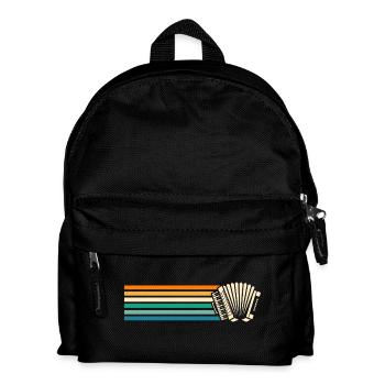 Accordion Player Accordion - Kids' Backpack - black - Front
