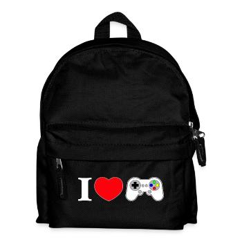 I love gaming - Kinder Rucksack - Schwarz - Vorne