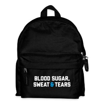 Diabetes Blood Sugar Sweat And Tears - Kids' Backpack - black - Front