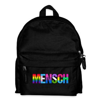 Mensch Pride Month LGBT LGBTQ - Kinder Rucksack - Schwarz - Vorne