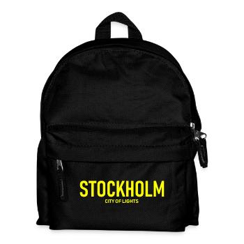 Stockholm - City of Lights - Schweden - Sweden - Kids' Backpack - black - Front