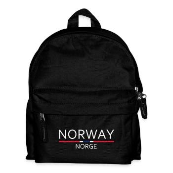 Norway - Norge - Norway - Flag - Scandinavia - Kids' Backpack - black - Front