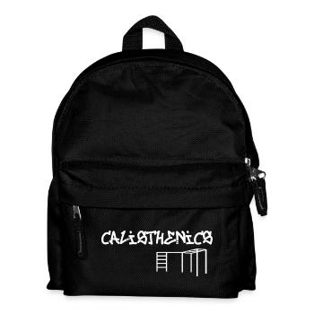 Calisthenics Street Art - Kinder Rucksack - Schwarz - Vorne