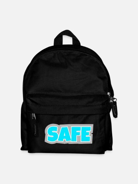 Safe - unambiguous, clear and pure statement. - Kids' Backpack - black