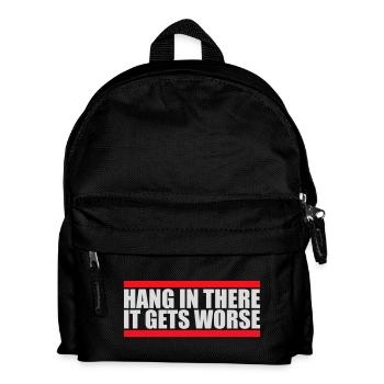Tiens bon, ça empire. Drôle de plaisir. Dire - Sac à dos Enfant - noir - Devant