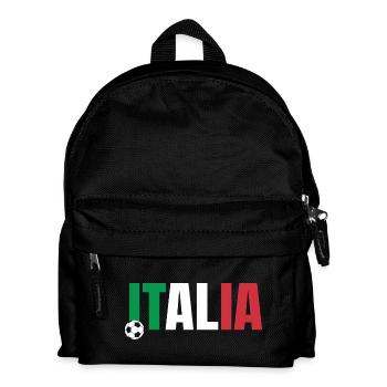 Italia Fußball  - Kinder Rucksack - Schwarz - Vorne