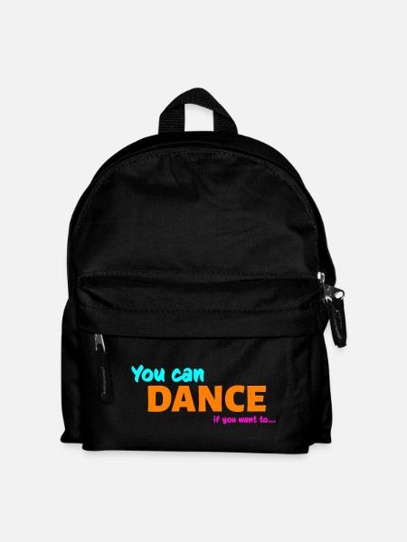 You can dance - Kids' Backpack - black