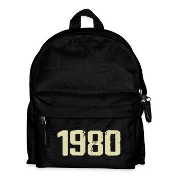 Jubiläum 1980 - Kinder Rucksack - Schwarz - Vorne
