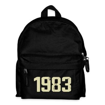 Jubiläum 1983 - Kinder Rucksack - Schwarz - Vorne