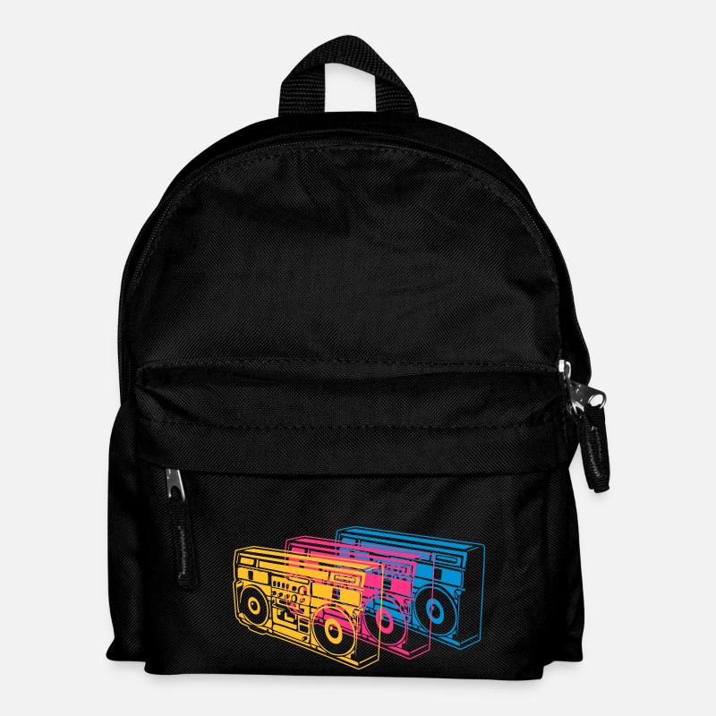 Radio - Kinder Rucksack - Schwarz