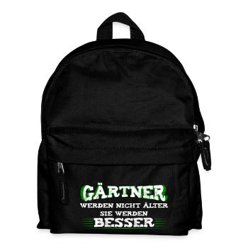 Gärtner werden nur besser - Kinder Rucksack - Schwarz - Vorne
