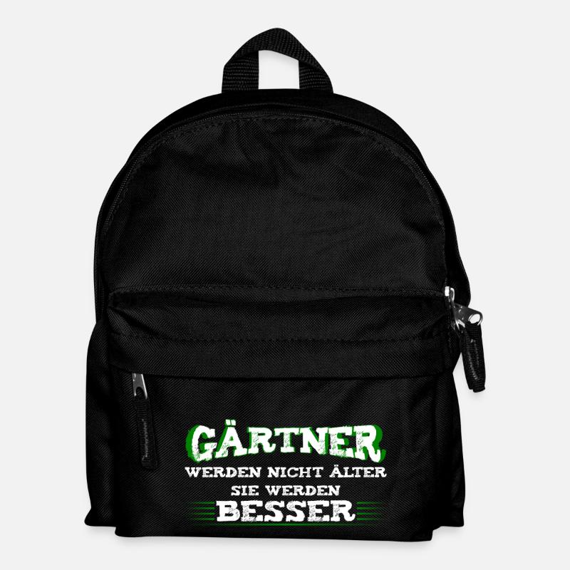 Gärtner werden nur besser - Kinder Rucksack - Schwarz