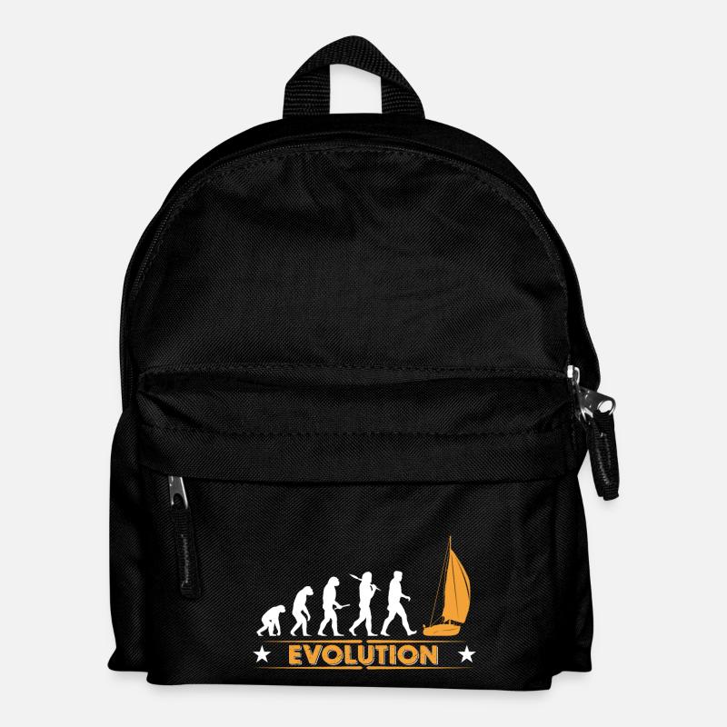Sail evolution - orange/white - Kids' Backpack - black